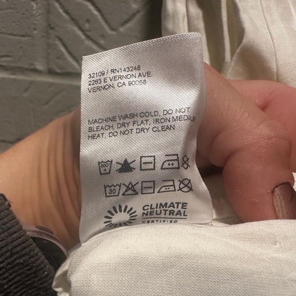 New Reformation White Mini Dress Size Small - Picture 3 of 5